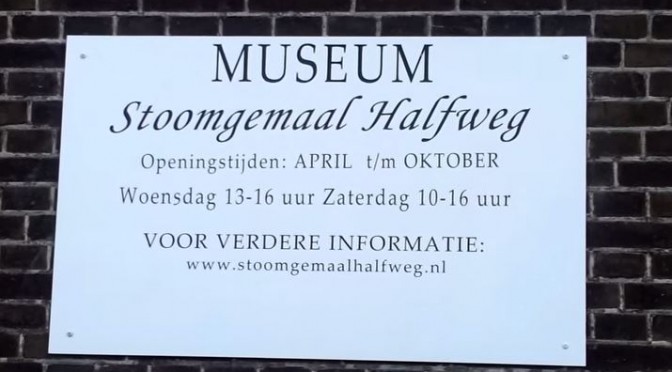 Museum Stoomgemaal Halfweg tijdens museumweekend weer vol onder stoom!